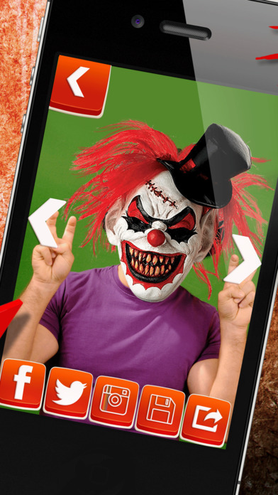 Scary Clown Makeup & Dress Up screenshot 2