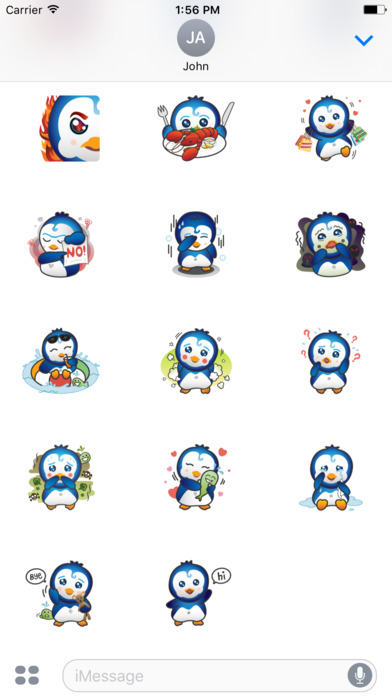 Baby Penguin Sticker screenshot 3