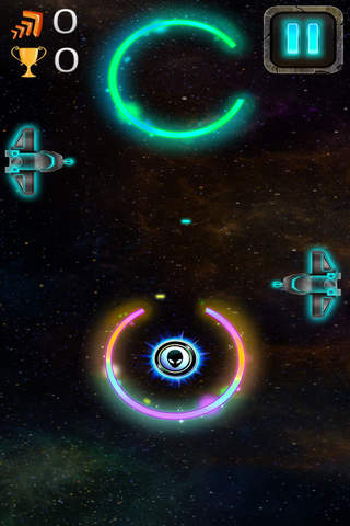 Flying Saucer - Spinning Circles Escape screenshot 2