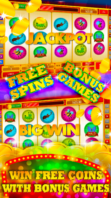 Lucky Bug Slots: Win the butterfly bonuses screenshot 2
