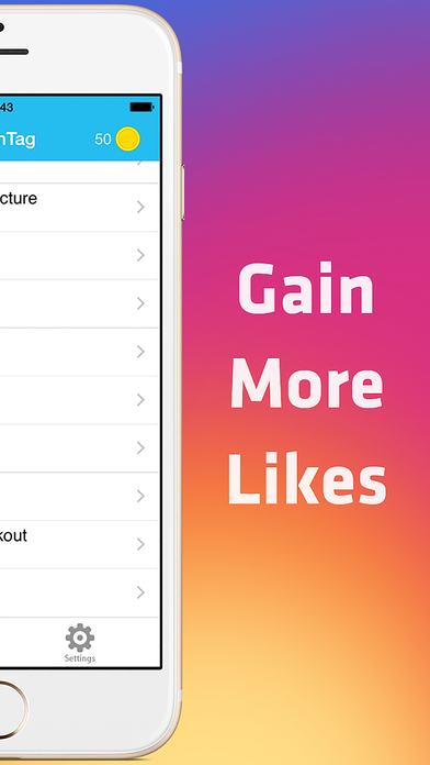 HashTag for Instagram to get likes on the App Store - 392 x 696 jpeg 103kB