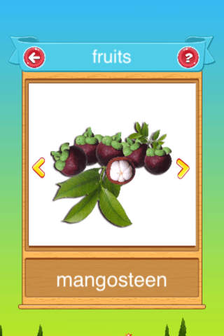 Learn Vegetables and Fruits Full screenshot 2