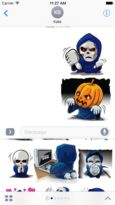Halloween Party Stickers for iMessage screenshot 3