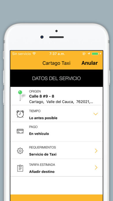 Cartago Taxi screenshot 3