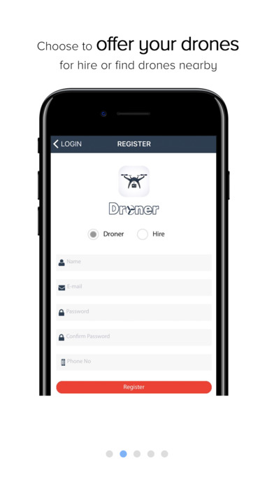 Droner App screenshot 2