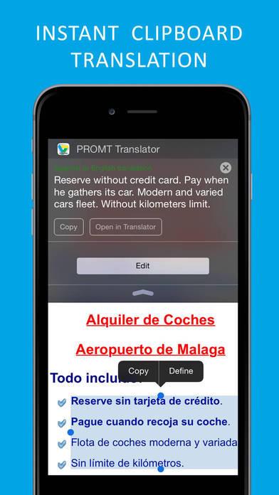 PROMT Translator Spanish-English offline screenshot 4
