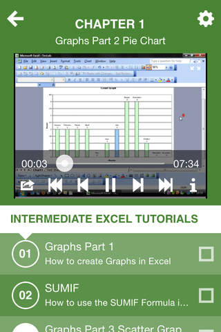 Course for Excel 2013 Tutorial for Intermediate screenshot 3