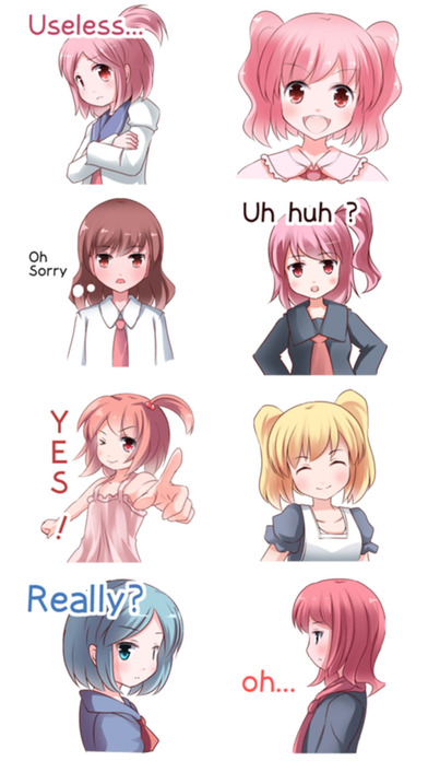 Anime Stickers fot iMessage screenshot 2