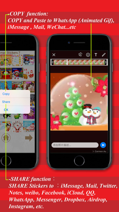 Christmas Stickers -Gif Stickers for WhatsApp screenshot 2