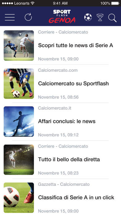 SportFlash Genoa screenshot 2