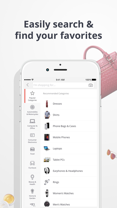Screenshots of AliExpress for iPhone