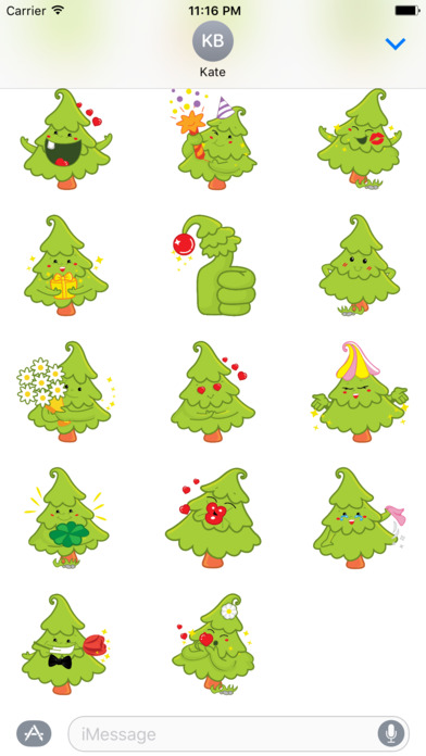 Xmas stickers - Christmas moji screenshot 2