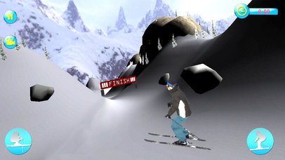 Uphill Snow Board Skater Free-Style screenshot 2