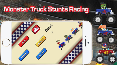 Monster Truck Stunts Racing screenshot 4