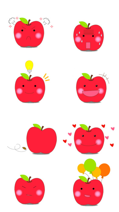 Red Apple - Stickers & Emoji! screenshot 4