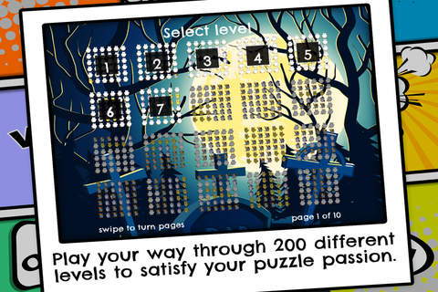 Halloween Kitty Cat Match Puzzle - FREE - Slide Funny Cats To Match Pattern screenshot 2