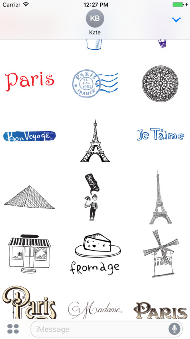 Paris Stickers & Photos Mania screenshot 4