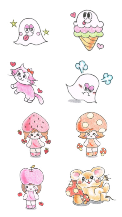 Sweet Friends > Cute Stickers! screenshot 3