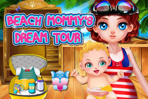 Beach Mommy's Dream Tour - Beauty Give Birth Sim screenshot 3