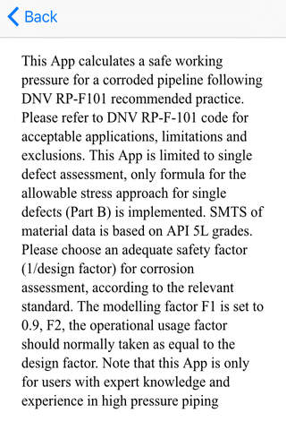 DNV Corrosion Assessment screenshot 4