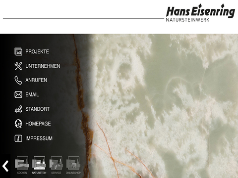 Screenshot of Hans Eisenring AG