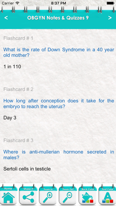 Obstetrics & Gynecology 6800 Flashcards Exam Quiz screenshot 4