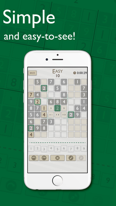 Sudoku 100 Green screenshot 2