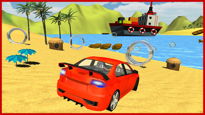 Water Surfing Car Simulator 3D screenshot 2