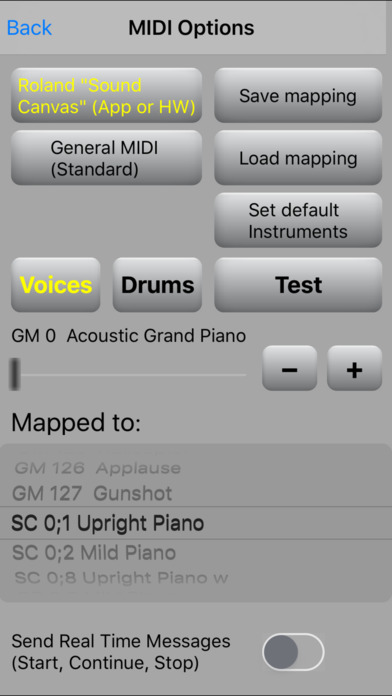 MIDI file player screenshot 4
