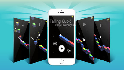 3D Falling Cubic Jump Challenges screenshot 2