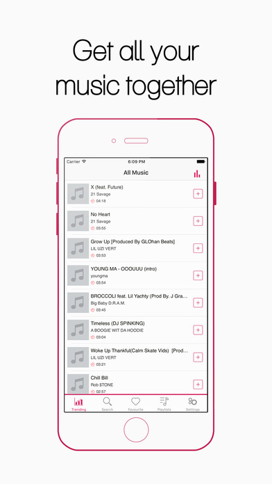 Free Music Play - Unlimited MP3 Streamer, Playlist screenshot 4