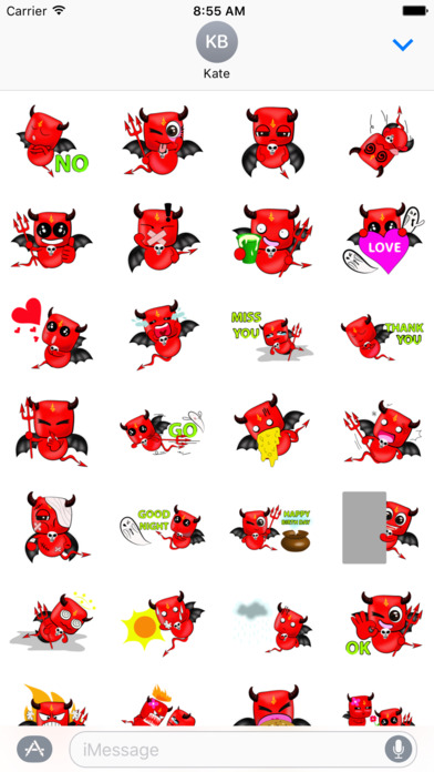 Devil Love Stickers screenshot 4