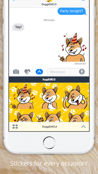 DoggiEMOJI Stickers for iMessage screenshot 3