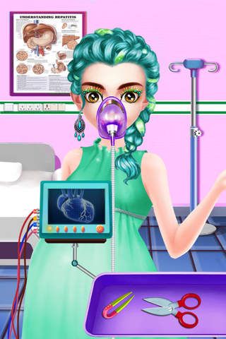 Colorful Girl's Heart Surgery- Beauty Surgeon Salo screenshot 3