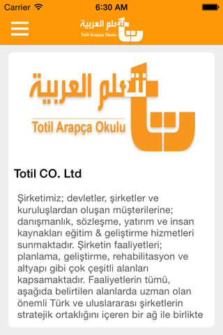 Totil Arapça Okulu screenshot 2