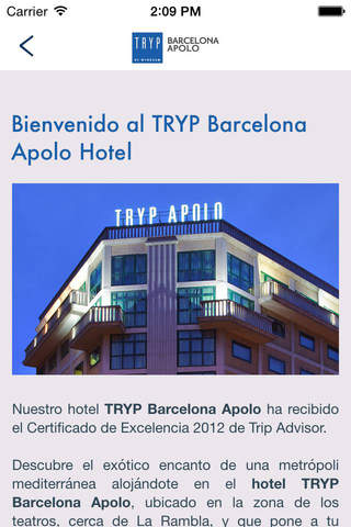 Hotel Tryp Barcelona Apolo screenshot 2