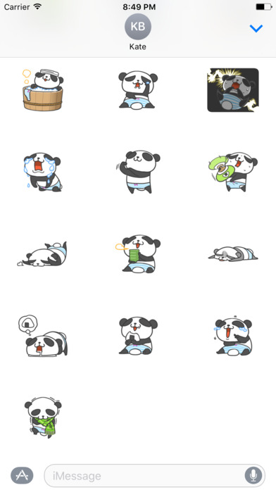 Pleasant Panda Sticker screenshot 3
