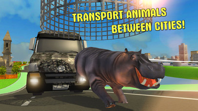 Wild Animal Transporting Crane 3D screenshot 2