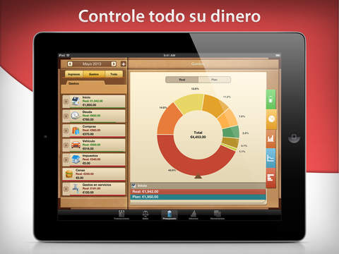 Captura de pantalla del iPad 1