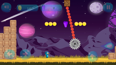 Blue Monster Run Avoid Enemies and Obstacles screenshot 4