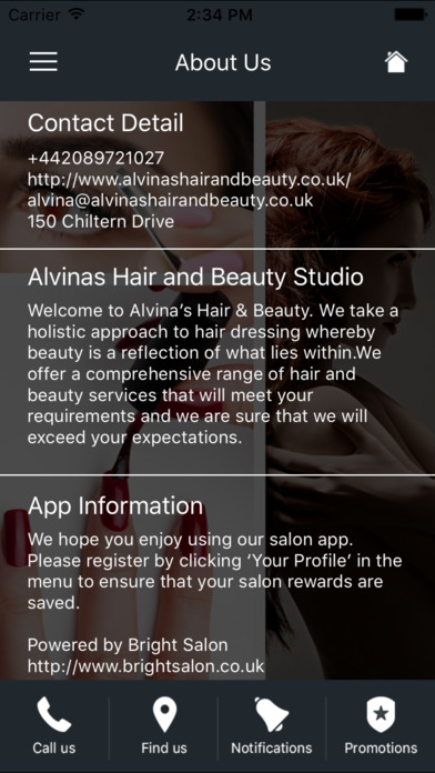 Alvinas Hair and Beauty Studio screenshot 2