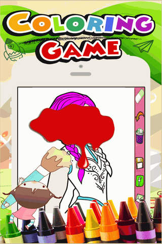 Paint Games Princess Anna Version screenshot 2