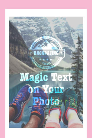 Magic Text - Photo Texts Blend and Mask Mix Art screenshot 2