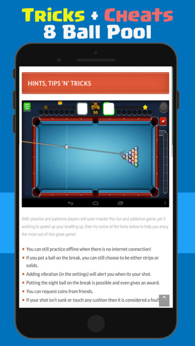 Cheats For 8 Ball Pool Tool screenshot 3