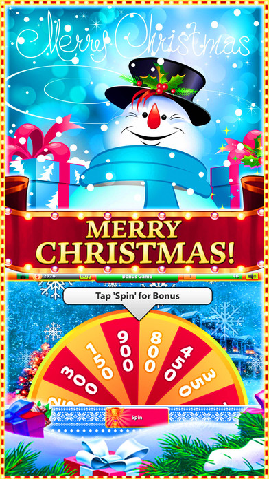 Mega casino slots: Free merry chrismas game screenshot 3