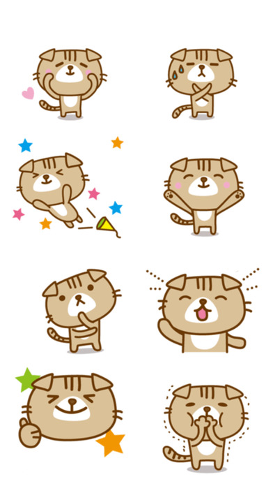 Kitty Story > Stickers! screenshot 3
