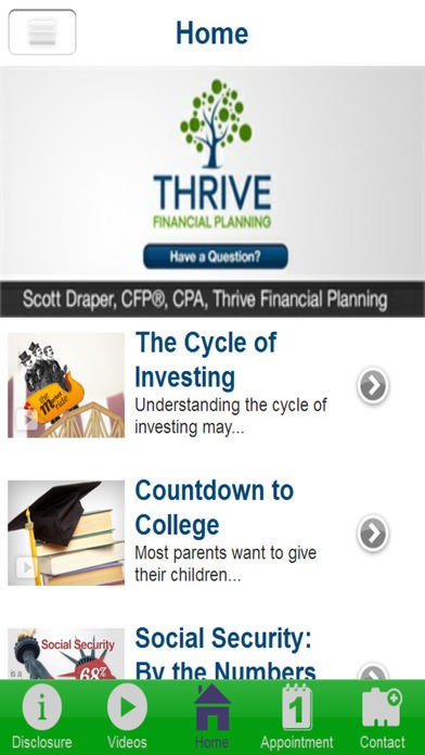 Thrive Financial Planning screenshot 2