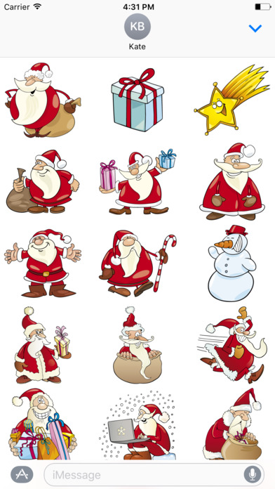 Santa Claus - Merry Christmas Sticker Vol 07 screenshot 2