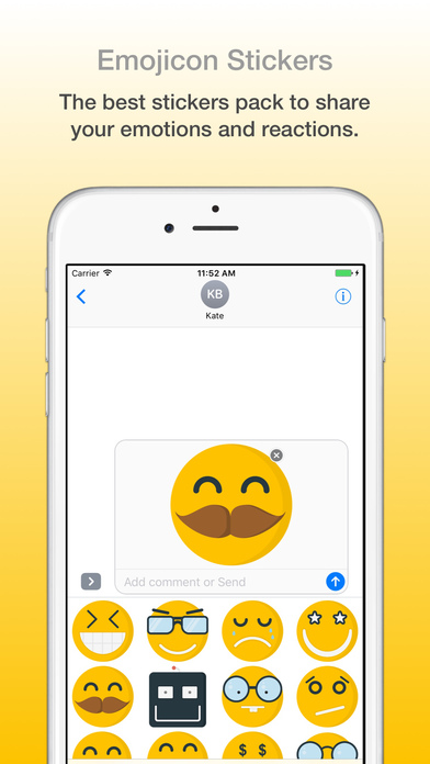 Emojicon Stickers screenshot 2