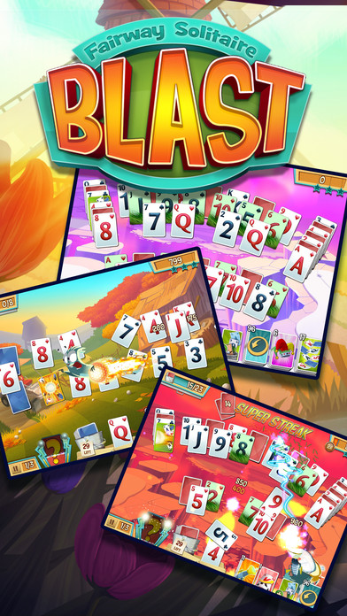 Screenshots of Fairway Solitaire Blast for iPhone
